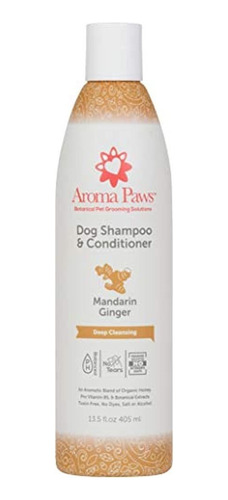 Shampoo Para Perros Hidratante Sin Toxinas Jengibre Mandarin