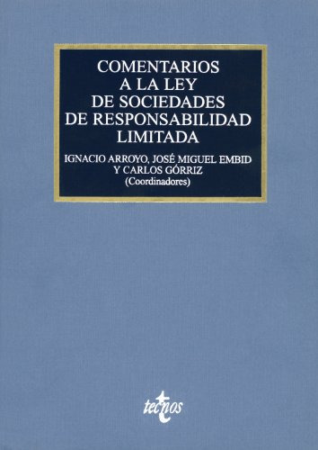 Libro Comentarios A La Ley De Sociedades De Responsabili De