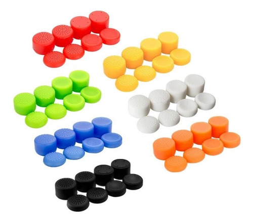 Gomitas - Grip - Para Joystick Ps3 Ps4 Ps5 Xbox Pack 8 En 1