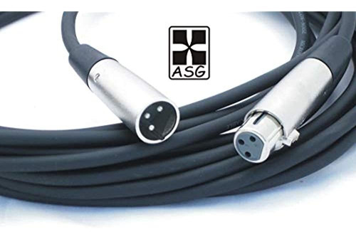 Cable De Microfono - 100 , Conectores Negros De Xlr A Xlr