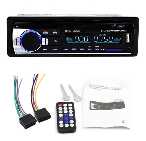 Tablero De Audio Estéreo Para Automóvil, Radio Mp3 Fm 24v