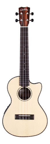 Ukelele Tenor 21tce De Abeto Y Ébano Rayado Corte