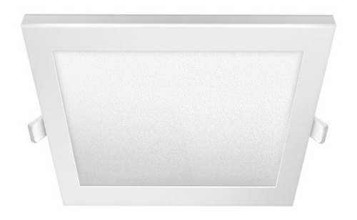 Pack X 10 Panel Plafon Led 18w Embutir Cuadrado Calido Frio