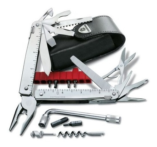 Swiss Tool X Plus Victorinox 37 Usos Funda De Piel 3.0338.l