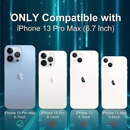 Funda de batería para iPhone 13 Pro Max, 8500mAh delgada, portátil,  recargable, funda de carga compatible con iPhone 13 Pro Max (6.7 pulgadas)  Funda