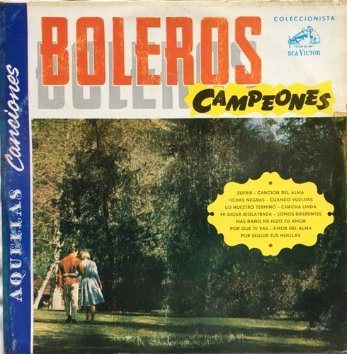 Boleros Campeones Vol. I Lp Vinilo Acetato