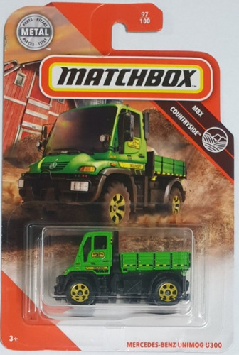 Matchbox # 97/100 - Mercedes Unimog U300 - 1/64 - Gkk64