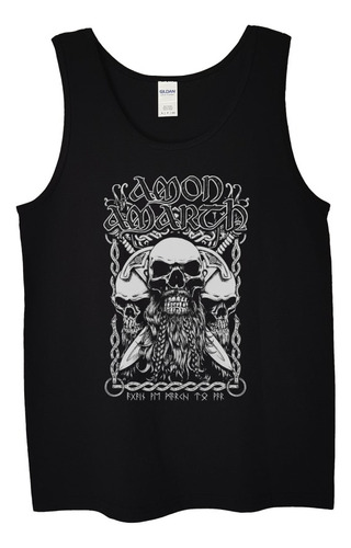 Polera Musculosa Amon Amarth Skull Metal Abominatron