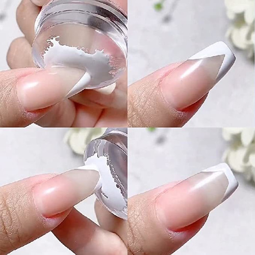 Diseños De Estampador De Uñas De Silicona Transparente Fr. | MercadoLibre