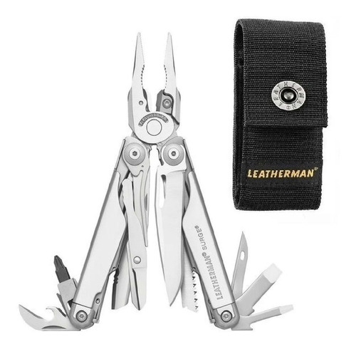 Imagen 1 de 6 de Pinza Multiuso Leatherman Surge Lima Destornillador Sierra