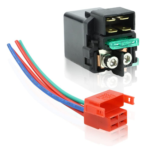 Flypig Starter Solenoide Relay Plug Conector Para Honda F4i