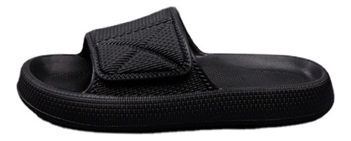 Sandalias Negras Ensure Para Diabeticos Velcro Antiderrapant