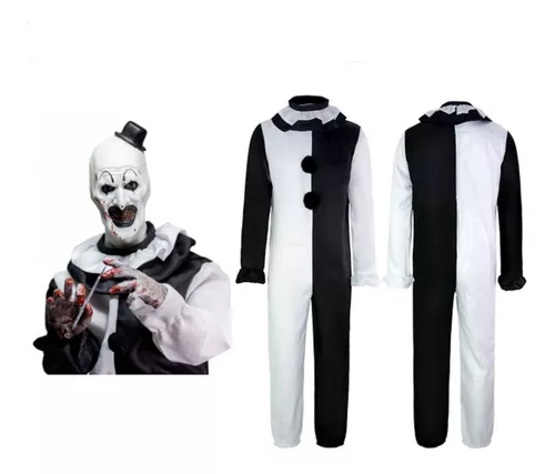 Arte Terrifier O Palhaço Cosplay Traje De Horror Sangrento Máscara De Festa  De Halloween Para Homens Adultos Kids