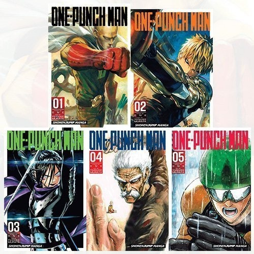 Manga: One-punch Man Tomos 1-5 Books Set (ingles), De One. Editorial Viz Llc En Inglés