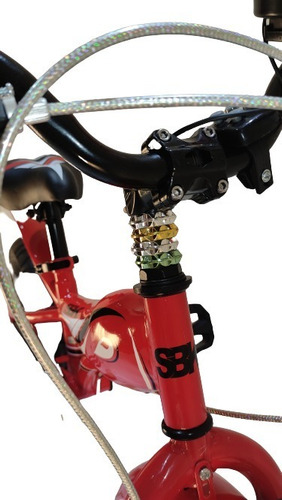 Imagen 4 de 8 de Bicicleta Niños Fat Ruedas Anchas Rodado 12 Tipo Moto Sbk