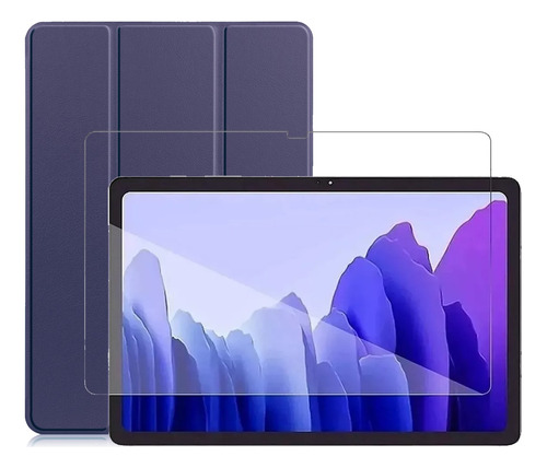 Funda Protector Smart Para Tablet Samsung S9 Plus + Vidrio
