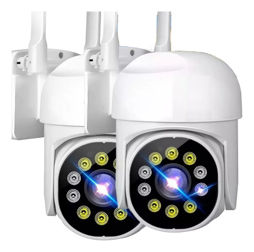 2 Camaras Ip Smart Wifi Infrarrojo Externo Y Interno Hd