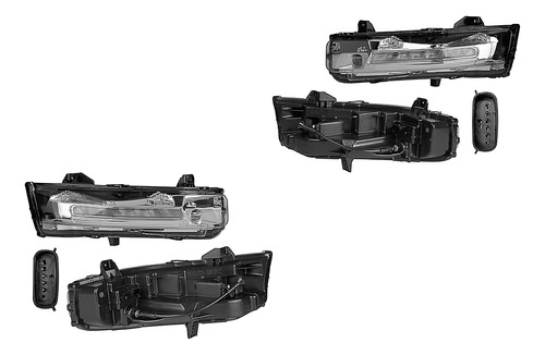 Par De Faros Niebla Del C/lupa Ford Mustang 18 Al 22 Tyg