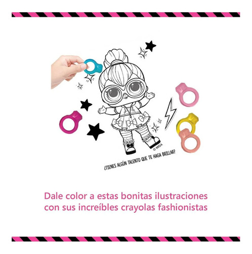 Libro Para Colorear Cuentos Y Crayones Lol Surprise