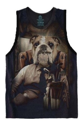 Camiseta Regata S-561 Dog Mafioso Plus Size