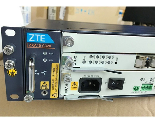 Olt Zte C320 02u 19 10g Uplink 8 Gtgo Smxa/pram Ac