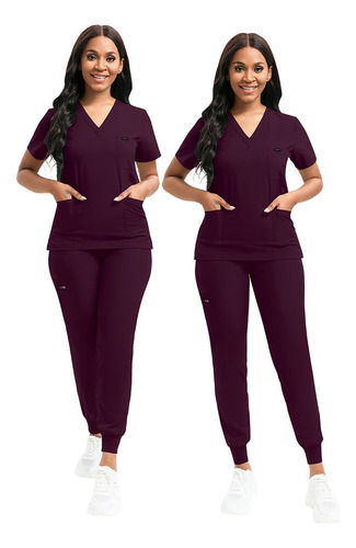 Quirurgica Dama Pijama De Cuello V Uniforme Quirurgico Mujer