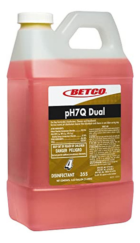 Desinfectante Dual Betco Ph7q, Aroma Cítrico, Botella De 67