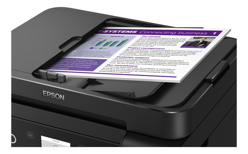 Imagen 3 de 5 de Impresora a color multifunción Epson EcoTank L6270 con wifi negra 220V