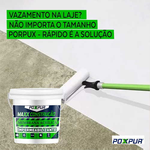 Manta Acrilica Impermeabiliza Laje E Telhado 4,5kg Flexivel