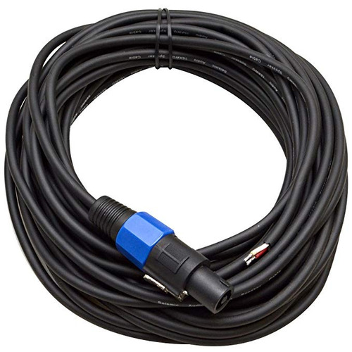 Sísmica De Audio Sprw50, 50 Pies Raw Cable A Speakon Cable P