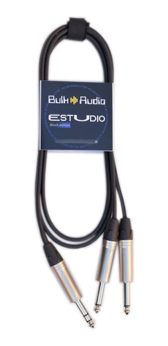 Cable De Audio Plug Trs A 2 Plug Ts - Bulkaudio  Insert 1,5m