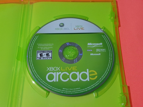 Xbox Live Arcade Xbox 360 Pac Man , Bom Bom Rocket , Uno Etc (Usado)