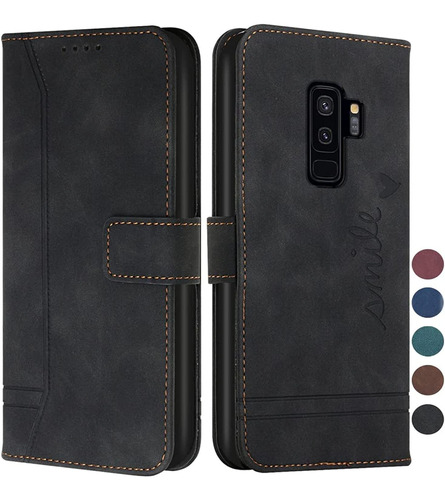 Cotdinfor Funda Tipo Cartera Para Samsung Galaxy S9 Plus, Ga