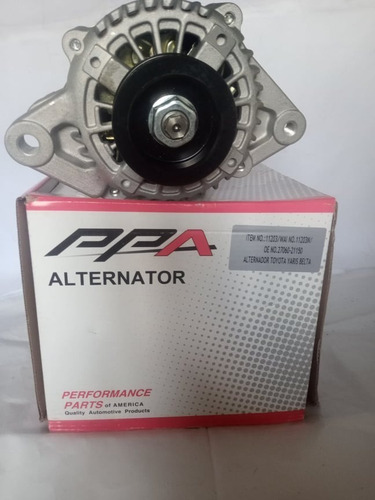 Imagen 5 de 5 de Alternador (ppa) Toyota Yaris Belta 05 Up 4 Pines