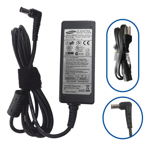 Adaptador Ac Para Monitor Samsung 110-240v 6.5x4.4mm