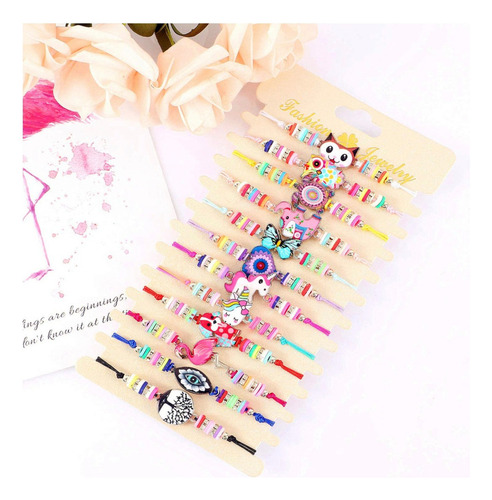 Pulsera Ajustable Tejida A Mano De La Amistad De Los Niños