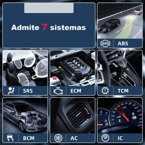 Escáner automotriz obd2 thinkcar thinkscan pluss7 para autos