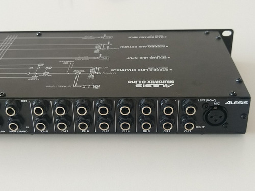 Imagen 3 de 3 de Mezclador Alesis Multimix 8 Line Rackmount