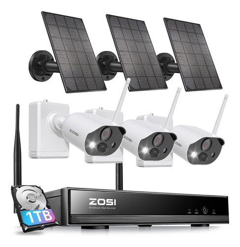 Zosi C306pk 8ch 2.5k 4mp Sistema De Camara De Seguridad Inal