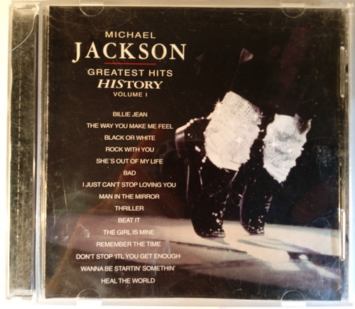 Cd Michael Jackson History Greatest Hits Vol1 1995