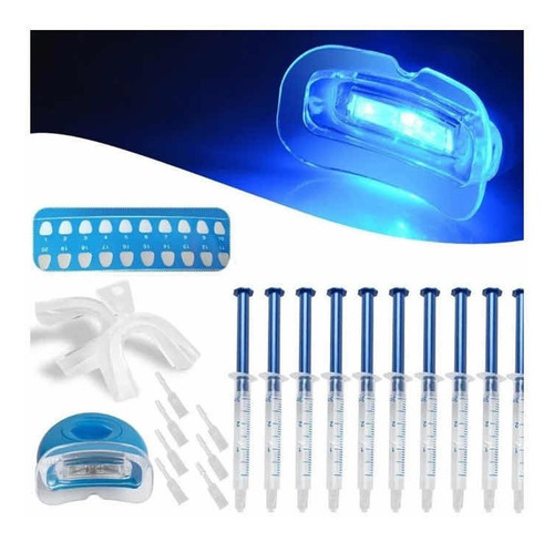 Kit Dental Whitening Blanqueamiento Oral Gel Al 44% 