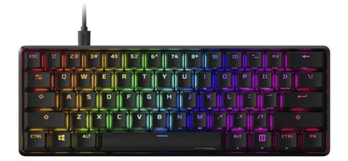 Teclado Mecánico Hyperx Alloy Origins 60 Hx Aqua Gaming Rgb