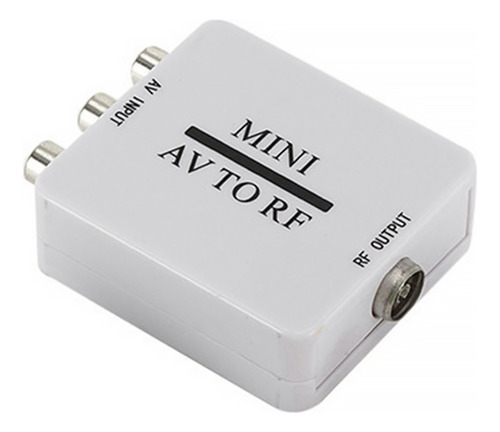 Cabo De Vídeo Composto Rca/a/v Para Rf/coaxial/coaxial