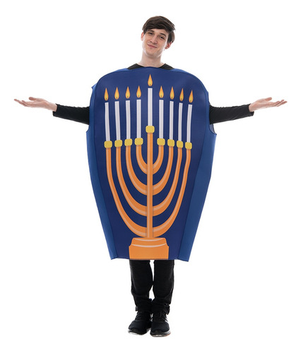 Candelabro De Janucá Vela Cosplay Carnaval De Purim Janu