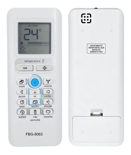 Controle Remoto Para Ar Springer Midea Comfee 42mbcb12m5