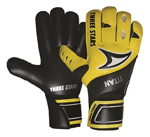 Luva de Goleiro Profissional Three Stars Titan