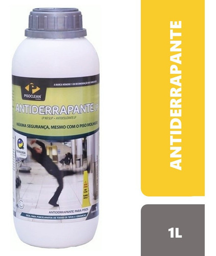 Antiderrapante Lp Pisoclean Piso Porcelanato Ceramica - 1l
