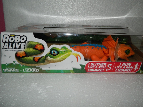 Zuru Robo Alive Slithering Snake Frilled Neck Lizard