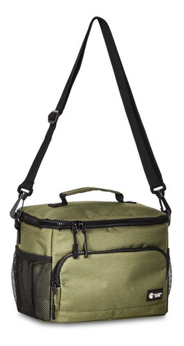 Bolsa Térmica Portátil Quente/frio 6l Praia Fitness Viagens Cor Verde