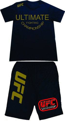 Conjuntos Deportivos Camiseta Pantaloneta Ufc Mma New